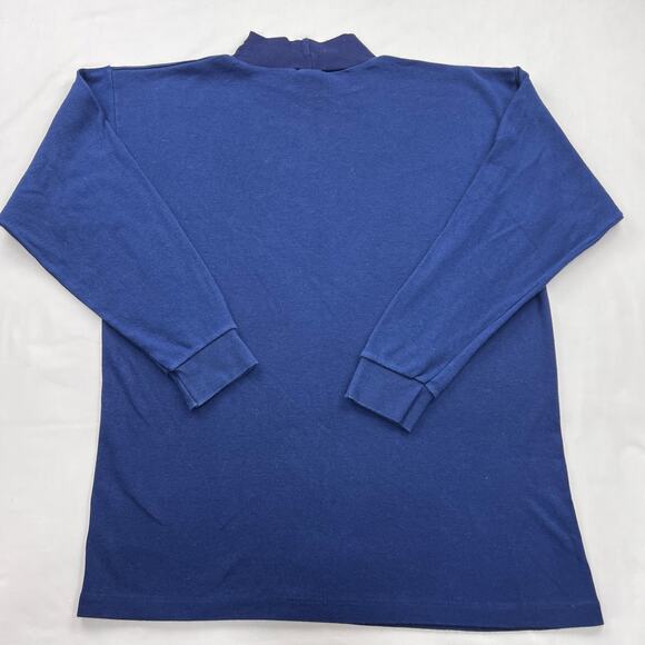 NFL ProLine Vintage MAXIT Dallas Cowboys Size Medium Dark Blue Turtleneck Shirt - Picture 2 of 6